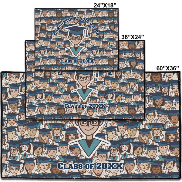 Graduating Students Personalized Door Mat - Group Parent IMF
