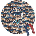 Graduating Students Round Fridge Magnet (Personalized)