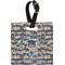Graduating Students Plastic Luggage Tag - Square w/ Name or Text