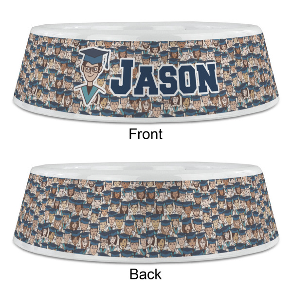 Graduating Students Plastic Pet Bowls - Large - APPROVAL