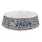 Graduating Students Plastic Dog Bowl - Large (Personalized)