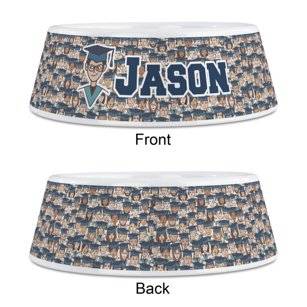 Graduating Students Plastic Pet Bowls - Medium - APPROVAL