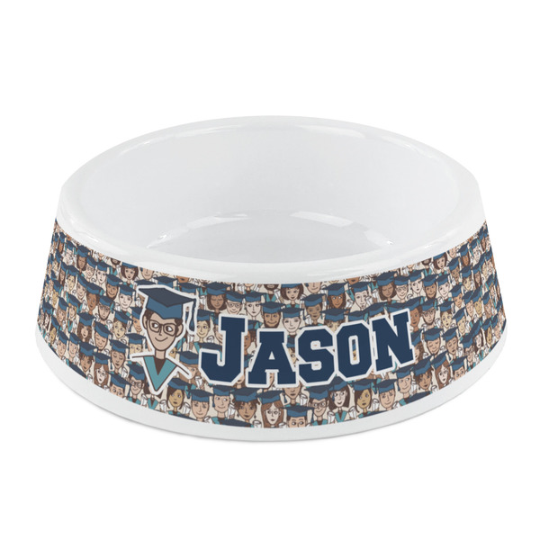 Custom Graduating Students Plastic Dog Bowl - Small (Personalized)