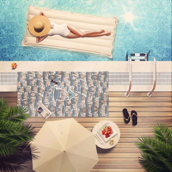 Graduating Students Pool Towel Lifestyle
