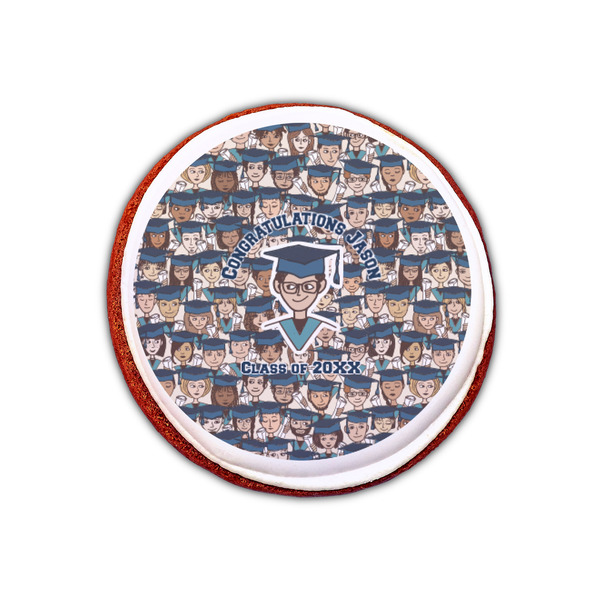 Graduating Students Printed Icing Circle - XSmall - On Cookie