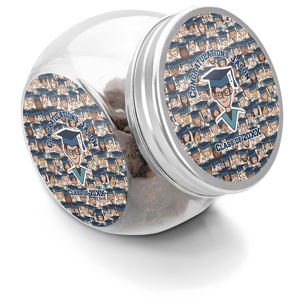 Custom Graduating Students Puppy Treat Jar (Personalized)