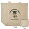 Graduating Students Reusable Cotton Grocery Bag - Front & Back View