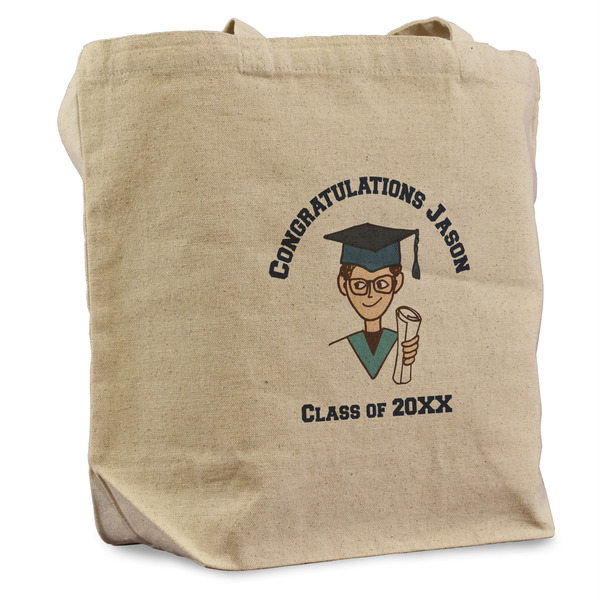 Custom Graduating Students Reusable Cotton Grocery Bag (Personalized)