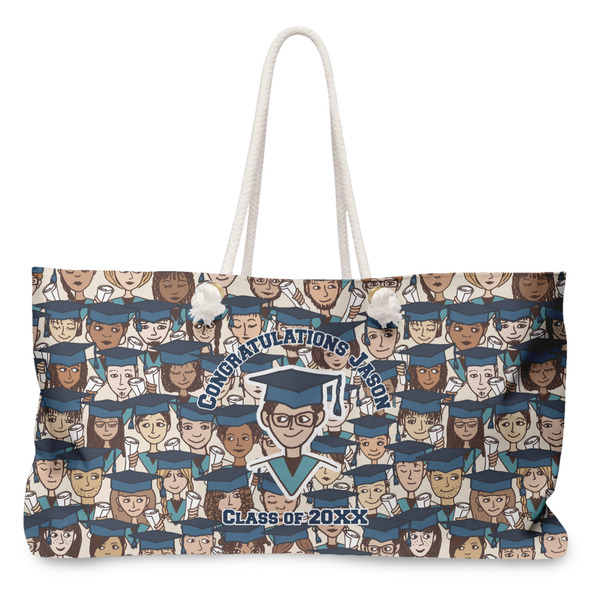 Custom Graduating Students Large Tote Bag with Rope Handles (Personalized)