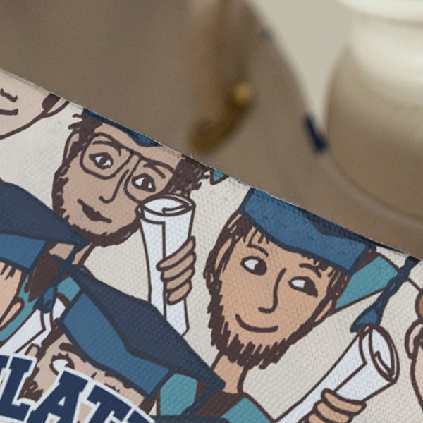 Graduating Students Large Rope Tote - Close Up View