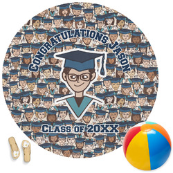 Graduating Students Round Beach Towel (Personalized)