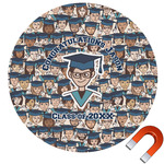Graduating Students Round Car Magnet - 10" (Personalized)