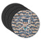 Graduating Students Round Rubber Backed Coasters - Set of 4 (Personalized)