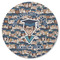 Graduating Students Round Rubber Backed Coaster (Personalized)