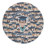 Graduating Students Round Decal - Large (Personalized)
