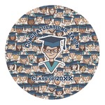 Graduating Students Round Decal - Large (Personalized)