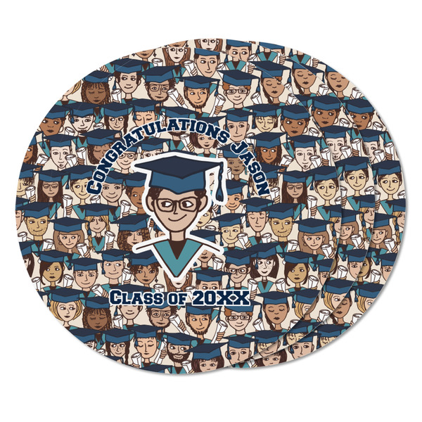 Graduating Students Round Fridge Magnet - THREE