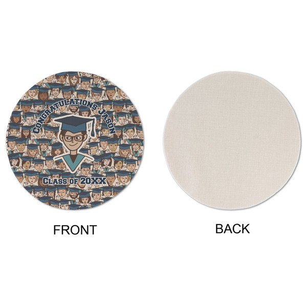 Graduating Students Round Linen Placemats - APPROVAL (single sided)