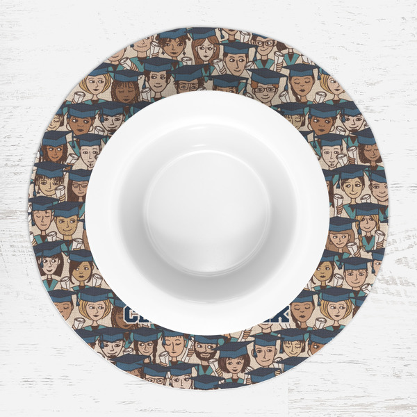 Graduating Students Round Linen Placemats - LIFESTYLE (single)