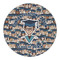 Graduating Students Round Paper Coaster - Approval