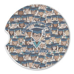 Graduating Students Sandstone Car Coaster - Single (Personalized)