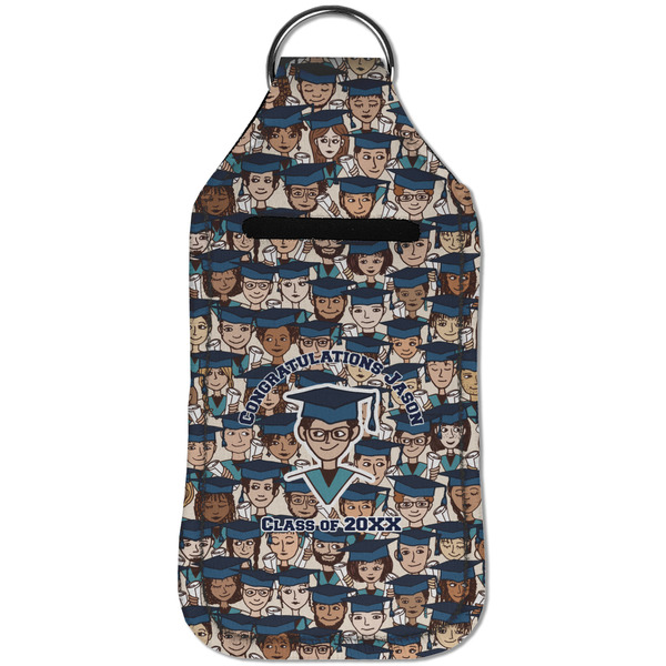 Graduating Students Sanitizer Holder Keychain - Large (Front)
