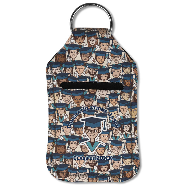 Graduating Students Sanitizer Holder Keychain - Small (Front Flat)