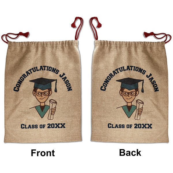 Graduating Students Santa Bag - Front and Back