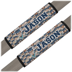 Graduating Students Seat Belt Covers (Set of 2) (Personalized)