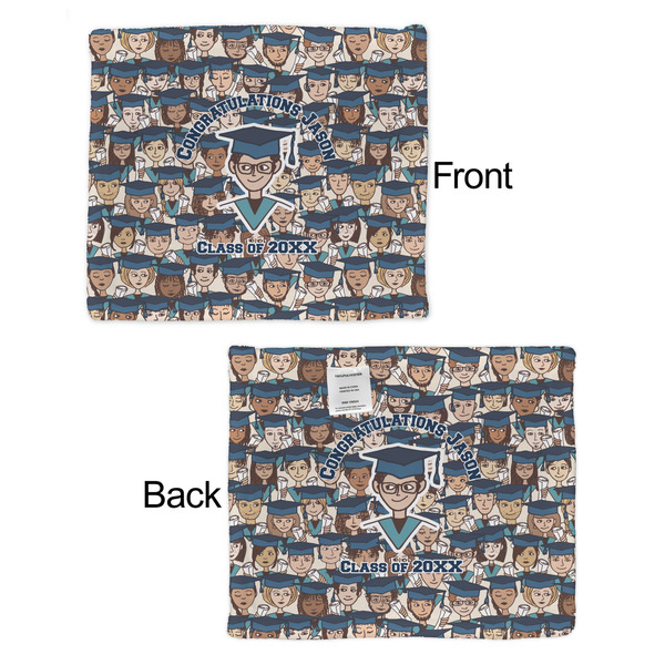 Graduating Students Security Blanket - Front & Back View