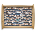 Graduating Students Natural Wooden Tray - Large (Personalized)