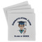 Graduating Students Set of 4 Sandstone Coasters - Front View