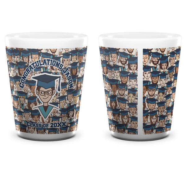 Graduating Students Shot Glass - White - APPROVAL