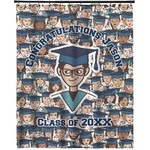 Graduating Students Extra Long Shower Curtain - 70"x84" (Personalized)