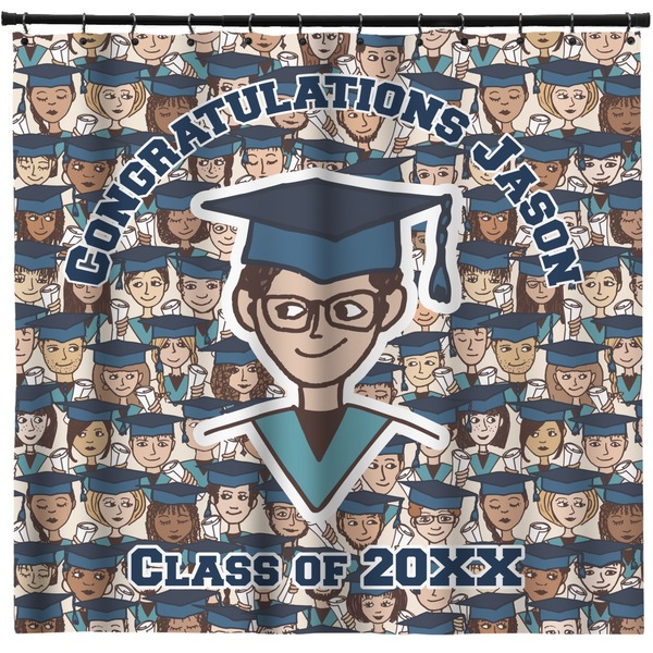Custom Graduating Students Shower Curtain - Custom Size (Personalized)