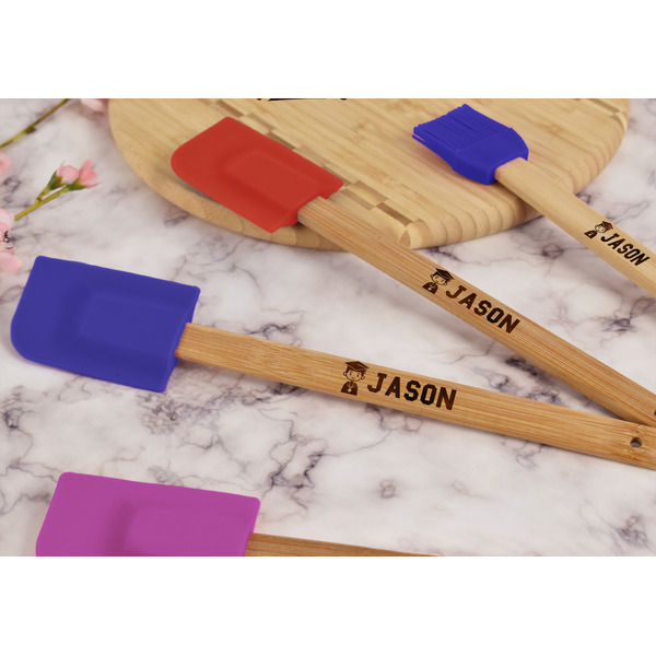 Graduating Students Silicone Spatula - Blue - Lifestyle