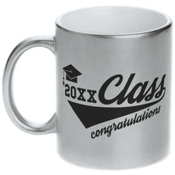 Graduating Students Metallic Silver Mug (Personalized)
