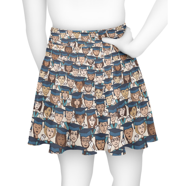 Graduating Students Skater Skirt - Back