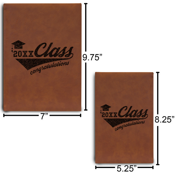 Graduating Students Sketch Book Size Comparison w/ Dimension