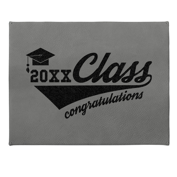 Graduating Students Small Engraved Gift Box with Leather Lid - Approval