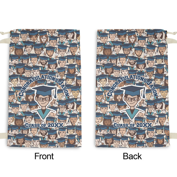 Graduating Students Small Laundry Bag - Front & Back View
