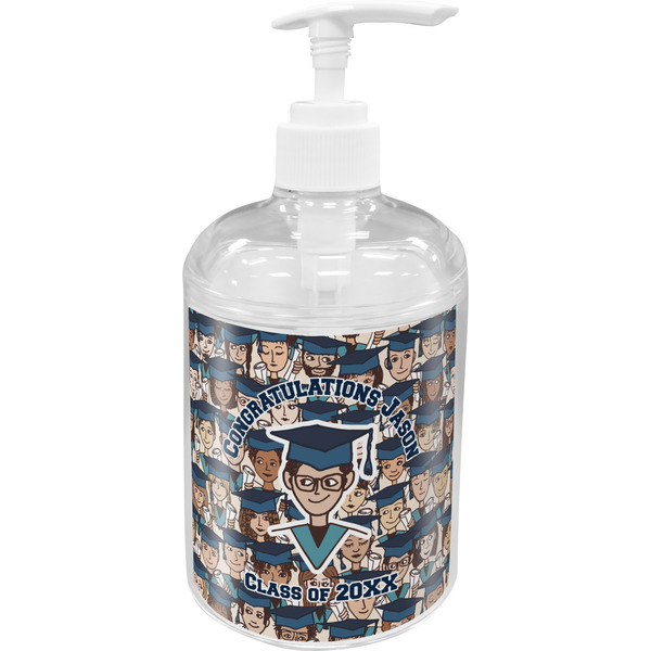 Custom Graduating Students Acrylic Soap & Lotion Bottle (Personalized)