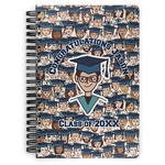 Graduating Students Spiral Notebook - 7x10 w/ Name or Text