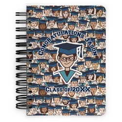 Graduating Students Spiral Notebook - 5x7 w/ Name or Text