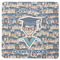 Graduating Students Square Rubber Backed Coaster (Personalized)
