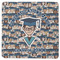 Graduating Students Square Rubber Backed Coaster (Personalized)