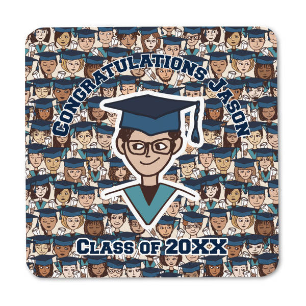 Graduating Students Square Fridge Magnet - FRONT