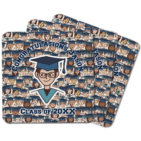 Graduating Students Square Fridge Magnet - MAIN