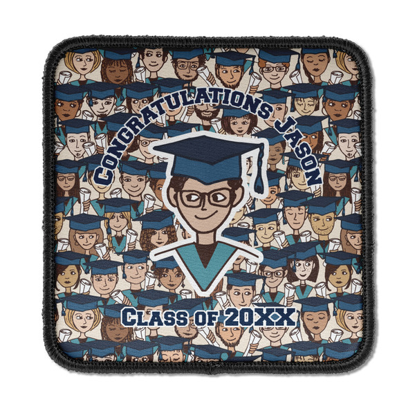 Custom Graduating Students Iron On Square Patch w/ Name or Text