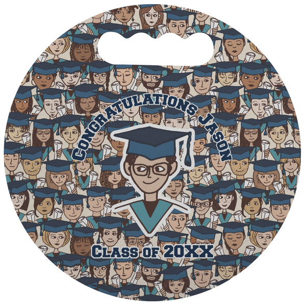 Custom Graduating Students Stadium Cushion (Round) (Personalized)